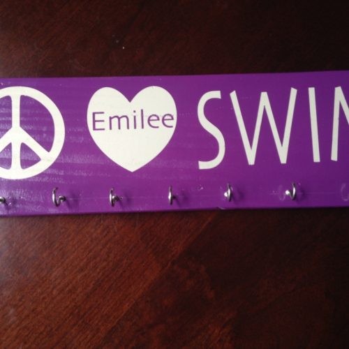 Swim Medal Display Board